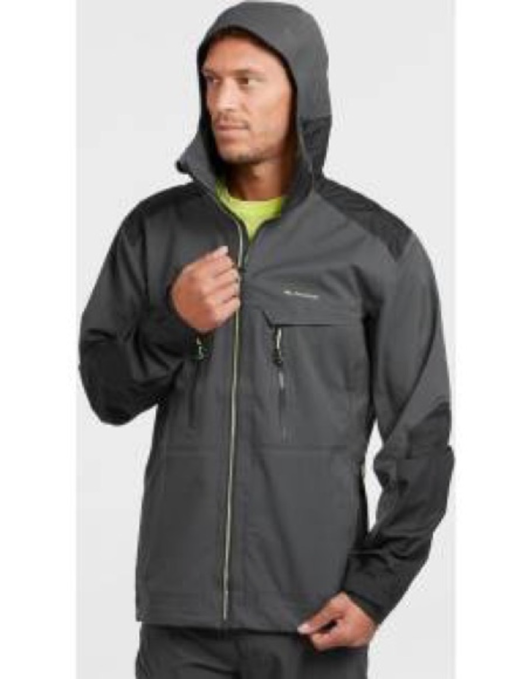 QUECHUA Men's Hiking Lightweight Waterproof Jacket MH900 Hoo Sz S